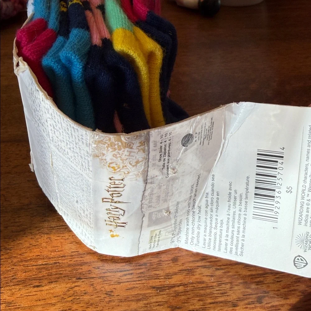 HARRY POTTER 5 Pairs Low Cut Socks